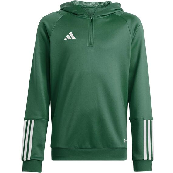 adidas Bluza piłkarska TIRO 23 C Hoodie Jr HU1357 zielona, Kolor: zielony, Rozmiar: 140 cm