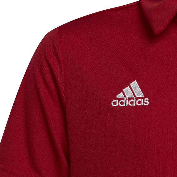 ADIDAS koszulka polo chłopięca bawełniana H57495 czerwona, Kolor: czerwony, Rozmiar: 176 cm, 3 zdjęcie