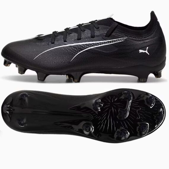 PUMA buty piłkarskie męskie lanki ULTRA 5 MATCH FG/AG czarne, Kolor: czarny, Rozmiar: 46