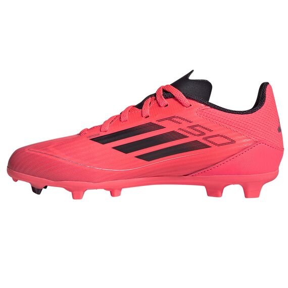 adidas Buty dziecięce F50 League Jr FG/MG IF1377 różowe, Kolor: czerwony, Rozmiar: 37 1/3, 2 zdjęcie