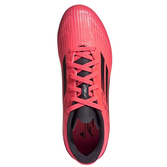 adidas Buty dziecięce F50 League Jr FG/MG IF1377 różowe, Kolor: czerwony, Rozmiar: 37 1/3, 3 zdjęcie