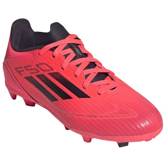 adidas Buty dziecięce F50 League Jr FG/MG IF1377 różowe, Kolor: czerwony, Rozmiar: 37 1/3, 4 zdjęcie