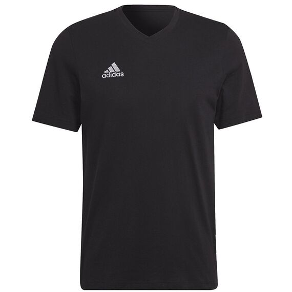 ADIDAS koszulka męska treningowa t-shirt sportowy Entrada czarna, Kolor: czarny, Rozmiar: XXXL