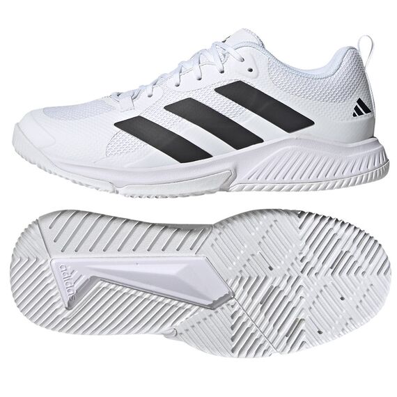 adidas Buty Court Team 2.0 HR1239, Kolor: biały, Rozmiar: 45 1/3