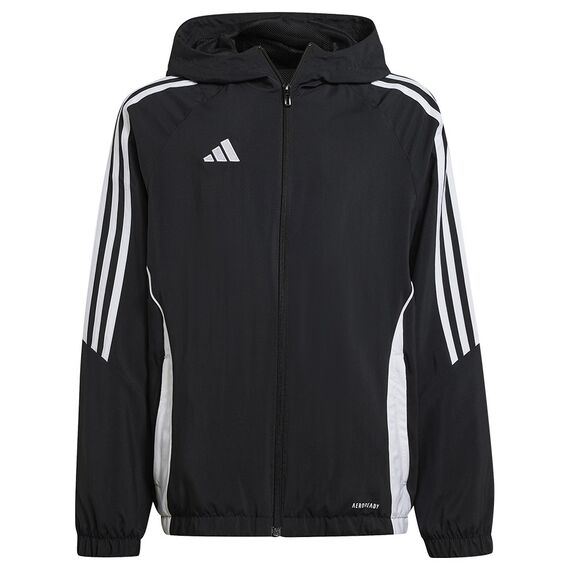ADIDAS kurtka przeciewdeszczowa chłopięca IM8798 czarna, Kolor: czarny, Rozmiar: 116 cm