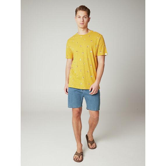 PROTEST Koszulka męska PRTEGONIA żółta, Kolor: żółty, Rozmiar: XL, 6 zdjęcie