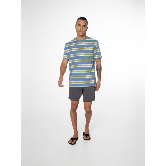 PROTEST Koszulka męska PRTGAU niebieska, Kolor: niebieski, Rozmiar: M, 8 zdjęcie