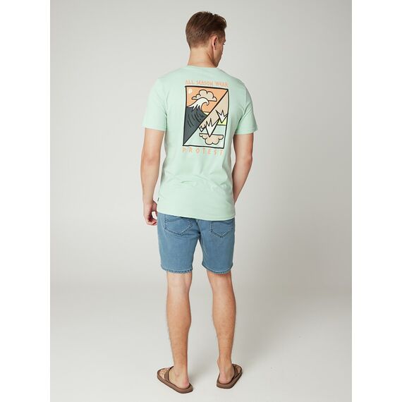 PROTEST Koszulka męska PRTABDIEL zielona, Kolor: szary, Rozmiar: M, 4 zdjęcie