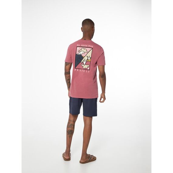 PROTEST Koszulka męska PRTABDIEL czerwona, Kolor: czerwony, Rozmiar: L, 4 zdjęcie PROTEST Koszulka męska PRTABDIEL czerwona, Kolor: czerwony, Rozmiar: L, 4 zdjęcie