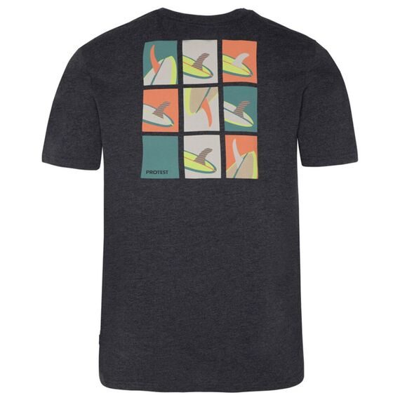 PROTEST Koszulka męska PRTOALO czarna, Kolor: czarny, Rozmiar: L, 2 zdjęcie