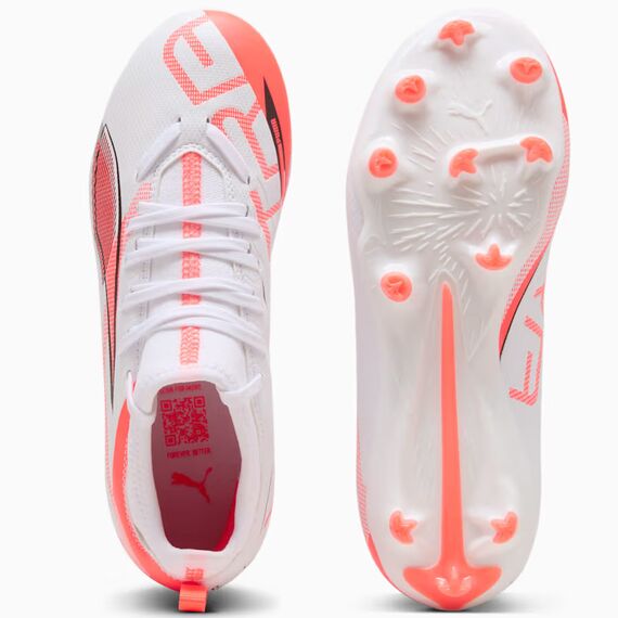 Puma Buty Ultra 5 Match Jr FG/MG 108167-01, Kolor: biały, Rozmiar: 38, 3 zdjęcie Puma Buty Ultra 5 Match Jr FG/MG 108167-01, Kolor: biały, Rozmiar: 38, 3 zdjęcie