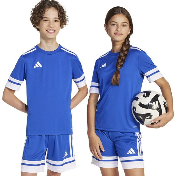 adidas Koszulka dziecięca SQUADRA 25 JSY Y JJ0054 niebieska, Kolor: niebieski, Rozmiar: 128 cm