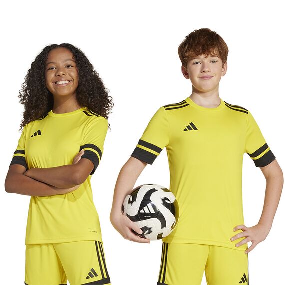 adidas Koszulka dla dzieci SQUADRA 25 JSY Y JJ0056 żółta, Kolor: żółty, Rozmiar: 164 cm