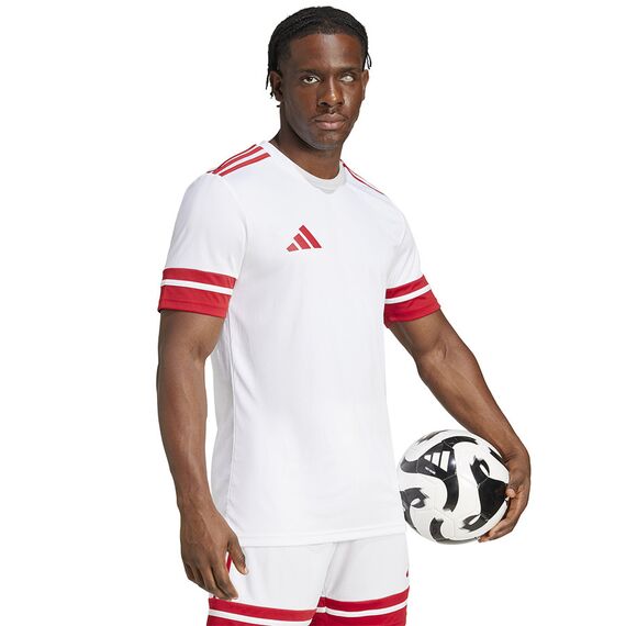 adidas Koszulka SQUADRA 25 JSY JG5829 biało-czerwona, Kolor: biały, Rozmiar: L, 3 zdjęcie