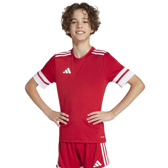 adidas Koszulka SQUADRA 25 JSY Jr JJ0051 czerwona, Kolor: czerwony, Rozmiar: 164 cm, 3 zdjęcie