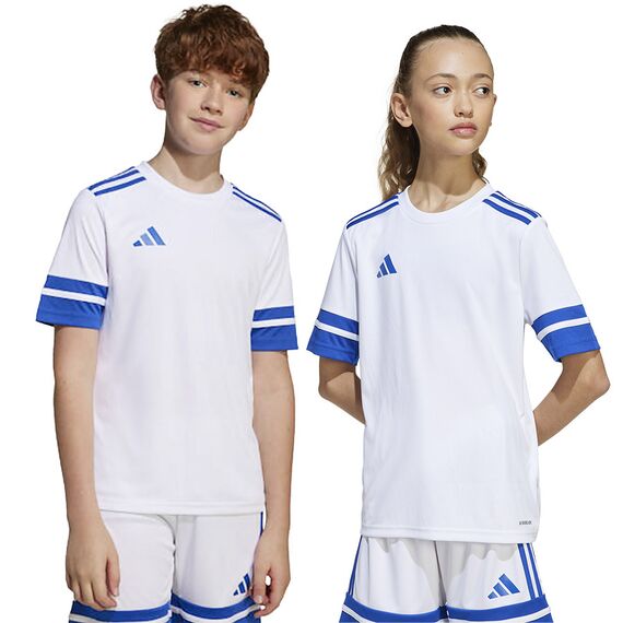 adidas Koszulka SQUADRA 25 JSY Jr JJ0060 biała, Kolor: biały, Rozmiar: 140 cm