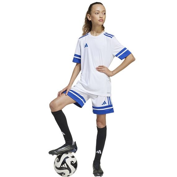 adidas Koszulka SQUADRA 25 JSY Jr JJ0060 biała, Kolor: biały, Rozmiar: 140 cm, 4 zdjęcie