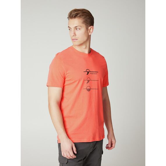 PROTEST Koszulka męska PRTARMANN pomarańczowa, Kolor: pomarańczowy, Rozmiar: L, 4 zdjęcie PROTEST Koszulka męska PRTARMANN pomarańczowa, Kolor: pomarańczowy, Rozmiar: L, 4 zdjęcie