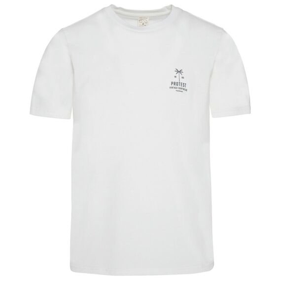 PROTEST Koszulka męska PRTHANNUS biała, Kolor: beżowy, Rozmiar: XL