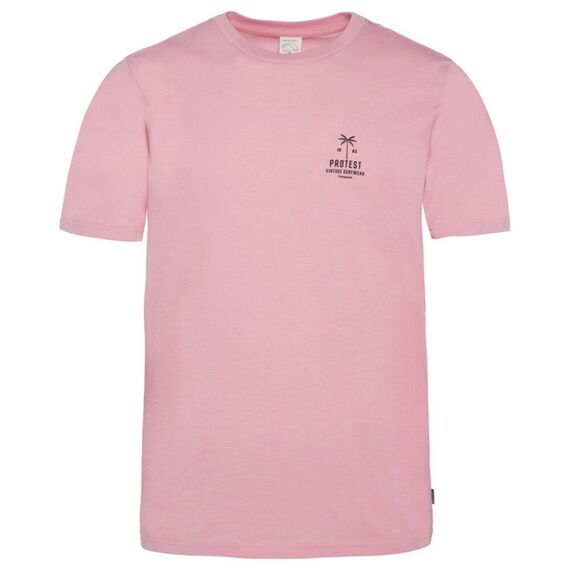 PROTEST Koszulka męska PRTHANNUS różowa, Kolor: różowy, Rozmiar: XL, 6 zdjęcie