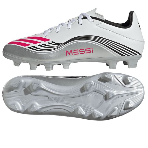adidas Buty F50 Messi Club FG/MG JP7443 białe, Kolor: biały, Rozmiar: 44 2/3