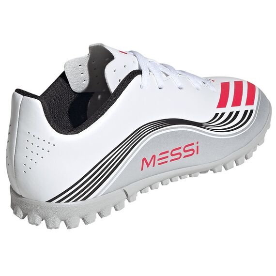 adidas Buty młodzieżowe F50 Messi Club Jr TF JP7453 białe, Kolor: biały, Rozmiar: 38 2/3, 4 zdjęcie