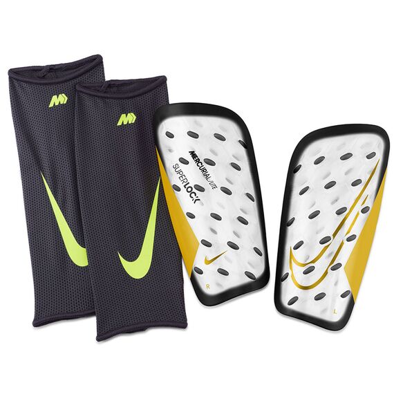 Nike Nagolenniki Mercurial Lite Super Lock DN3609-101, Kolor: biały, Rozmiar: L