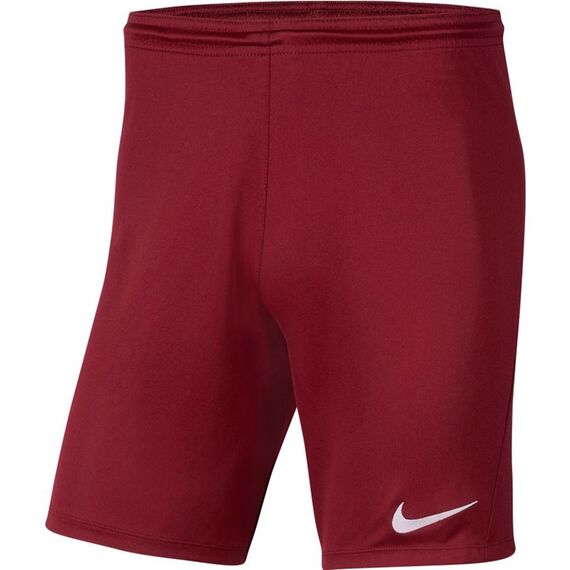 Nike Spodenki Park III BV6855 677 bordowe, Kolor: czerwony, Rozmiar: XL