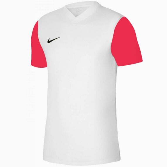 Nike Koszulka Tiempo Premier II JSY DH8035 101 biało-czerwona, Kolor: biały, Rozmiar: S
