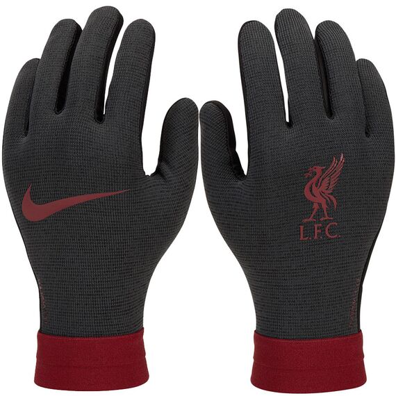 Nike Rękawiczki Liverpool FC Thermafit - HO23 Jr FQ4600-010, Kolor: czarny, Rozmiar: L
