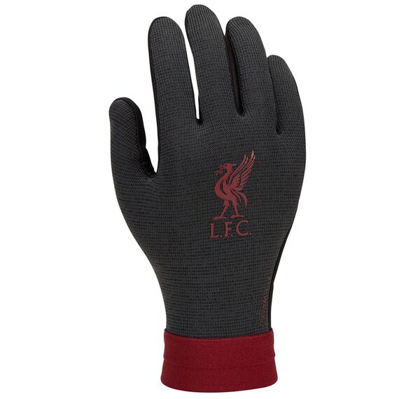 Nike Rękawiczki Liverpool FC Thermafit - HO23 Jr FQ4600-010, Kolor: czarny, Rozmiar: L, 4 zdjęcie Nike Rękawiczki Liverpool FC Thermafit - HO23 Jr FQ4600-010, Kolor: czarny, Rozmiar: L, 4 zdjęcie