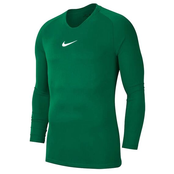 Nike Koszulka Y Park First Layer AV2611 302 zielona, Kolor: zielony, Rozmiar: S (128-137cm)