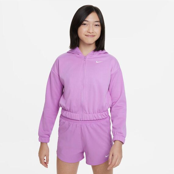 Nike Bluza Therma-Fit Jr girls DX4991 532, Kolor: fioletowy, Rozmiar: XL (158-170cm)