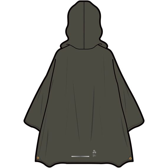 Poncho przeciwdeszczowe dla dorosłych VIKING Vesper zielone, 5 zdjęcie