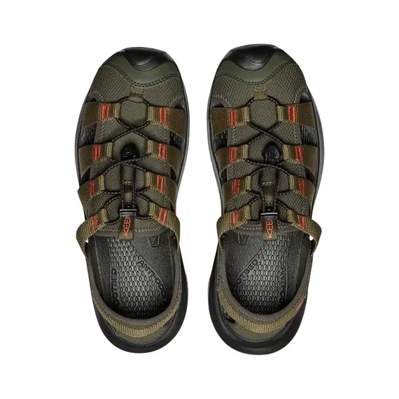 Keen sandały zabudowane męskie Seanik H2  - Forest Night / Dark Olive, Rozmiar: 42, 15 zdjęcie