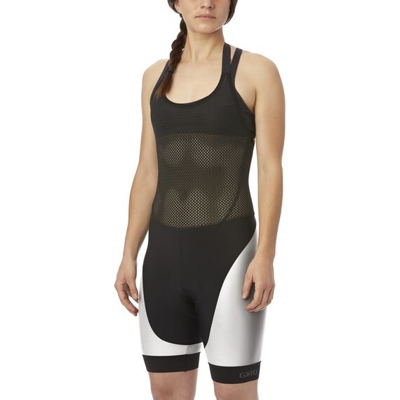 GIRO Spodenki damskie z wkładką CHRONO EXPERT HALTER BIB SHORT srebrny, 2 zdjęcie