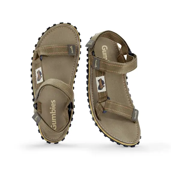Gumbies sandały Unisex Tracker Sandals - khaki, Rozmiar: 39, 11 zdjęcie