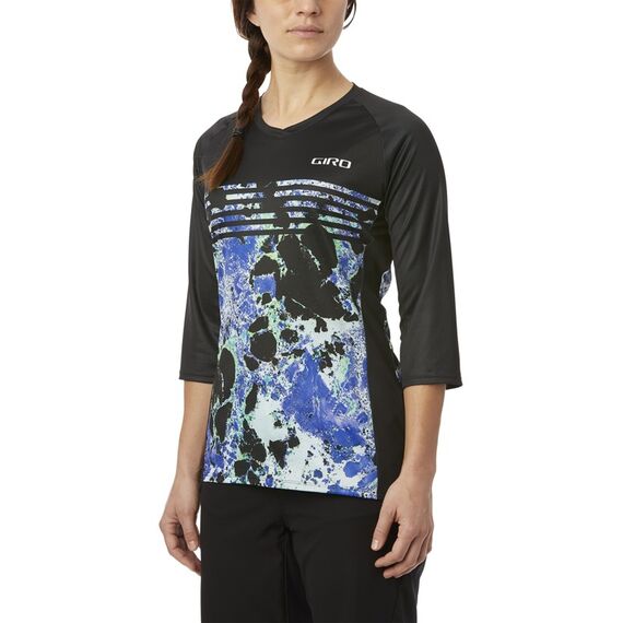 GIRO Koszulka damska ROUST 3/4 JERSEY krótki rękaw niebieski r. S, 2 zdjęcie