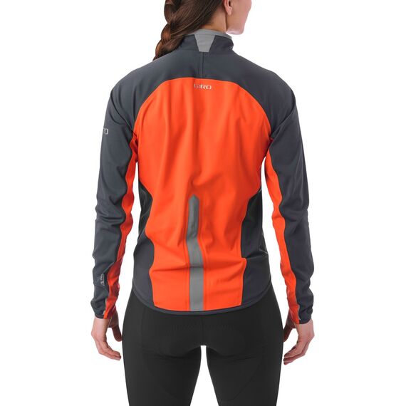 GIRO Kurtka damska CHRONO PRO NEOSHELL (POLARTEC NEOSHELL) Przeciwdeszczowa Oddychająca czerwony, 2 zdjęcie