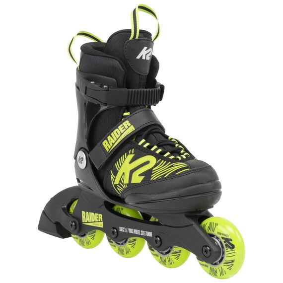Rolki regulowane K2 RAIDER, Kolor: czarny, Rozmiar: 29-34