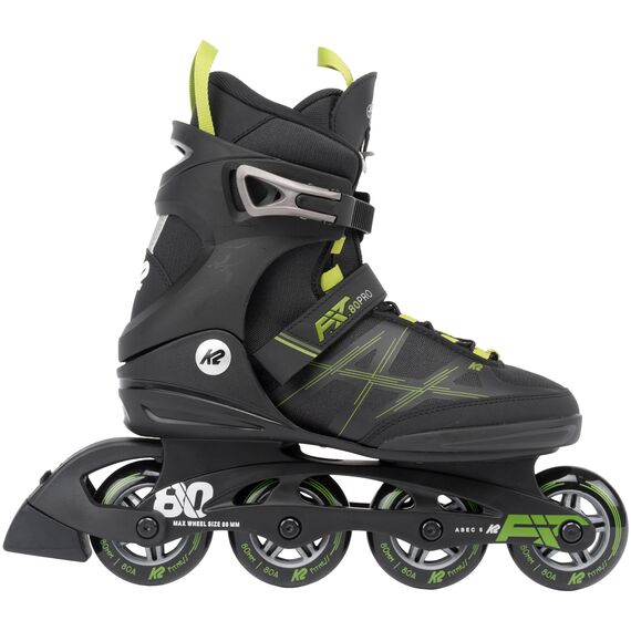 Rolki K2 F.I.T. 80 PRO, Kolor: czarny, Rozmiar: 44.5