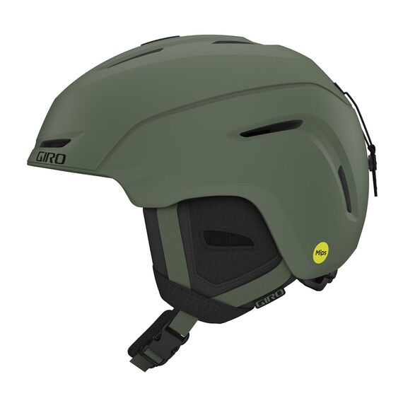 GIRO Kask zimowy NEO zielony, Kolor: zielony, Rozmiar: L (59-62.5 cm)