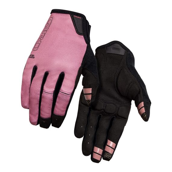 GIRO Rękawiczki damskie LA DND GEL różowy, Kolor: różowy, Rozmiar: L (obwód dłoni 229-248 mm / dł. dłoni 189-199 mm)