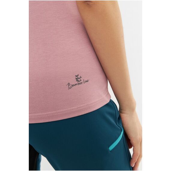 T-shirt damski VIKING Lenta Bamboo Light różowy