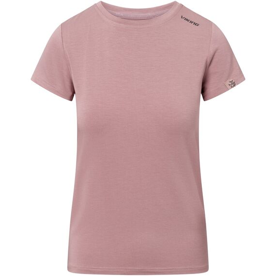 T-shirt damski VIKING Lenta Bamboo Light różowy