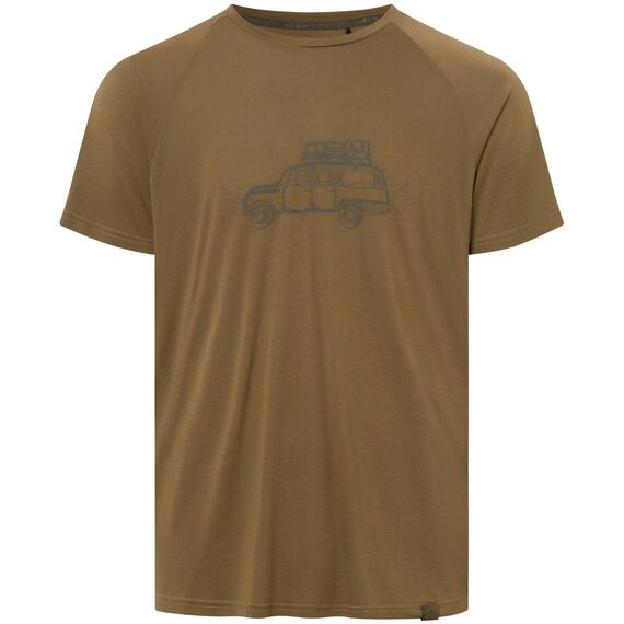 T-shirt męski VIKING Likelo Bamboo khaki, Kolor: khaki, Rozmiar: S