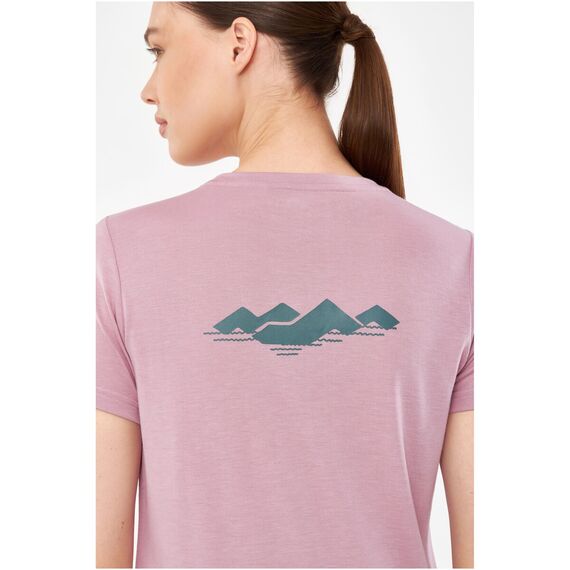 T-shirt damski VIKING Morain różowy, Kolor: różowy, Rozmiar: L, 8 zdjęcie