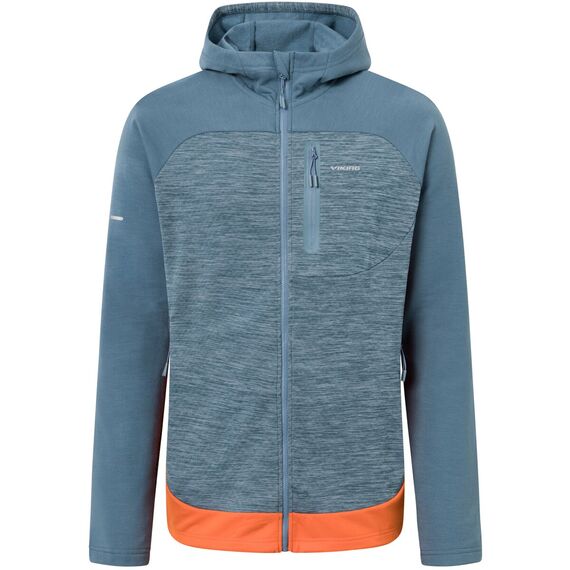 Bluza męska VIKING Delmore Hoodie Man rozpinana z kapturem szara, Kolor: szary, Rozmiar: L