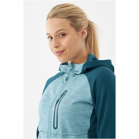 Bluza damska VIKING Delmore Hoodie Lady rozpinana z kapturem turkusowa Bluza damska VIKING Delmore Hoodie Lady rozpinana z kapturem turkusowa