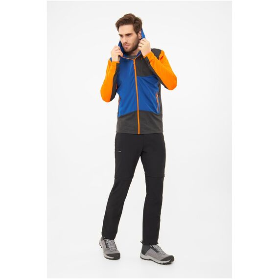 Bluza męska VIKING Tacoma Hoodie Man niebiesko-pomarańczowa Bluza męska VIKING Tacoma Hoodie Man niebiesko-pomarańczowa